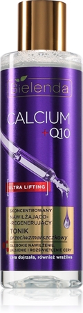Bielenda Calcium + Q10 Concentrated moisturizing and regenerating anti-wrinkle tonic tónico hidratante antiarrugas