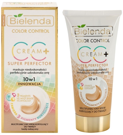 Bielenda Color Control Super Perfector crema CC pentru uniformizarea culorii pielii