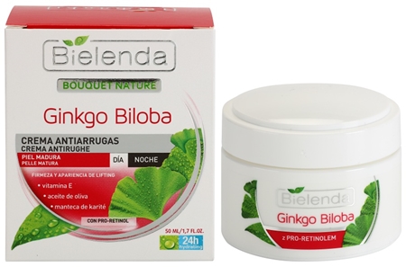Bielenda Ginkgo Biloba Anti-Wrinkle Cream for Mature Skin