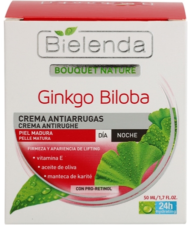 Bielenda Ginkgo Biloba Anti-Wrinkle Cream for Mature Skin