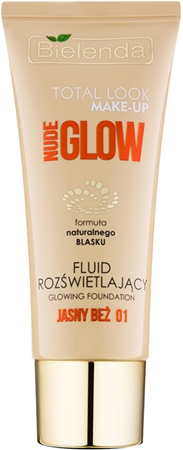 Bielenda Total Look Make-up Nude Glow aufhellendes Make up-Fluid