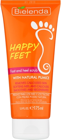 Bielenda Happy Feet Foot and Heel Scrub with Natural Pumice