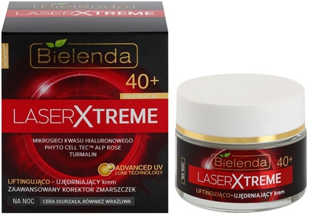 Bielenda Laser Xtreme 40+ creme de noite refirmador com efeito lifting