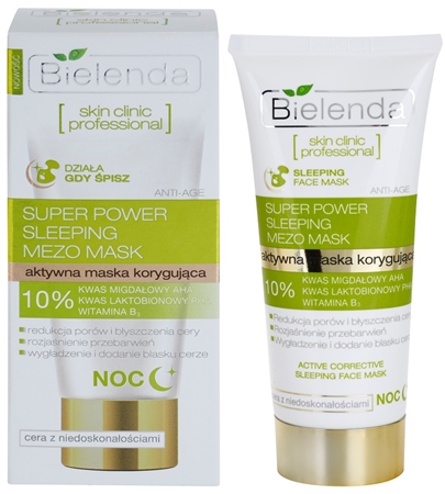 Bielenda Skin Clinic Professional Correcting Maske für die Nacht für Haut mit kleinen Makeln
