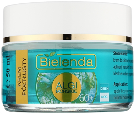 Bielenda Sea Algae Semi-Rich nährende Anti-Falten Creme 60+