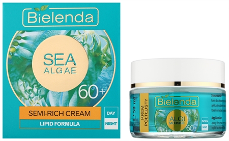 Bielenda Sea Algae Semi-Rich nährende Anti-Falten Creme 60+