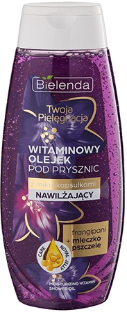Bielenda Your Care Frangipani & Royal Jelly Moisturising and Refreshing Shower Oil With Vitamins
