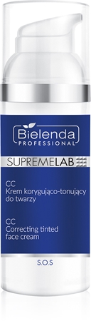 Bielenda Professional Supremelab S.O.S odos atspalvį vienodinantis CC kremas
