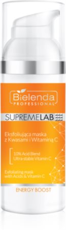 Bielenda Professional Supremelab Energy Boost máscara esfoliante com vitamina C