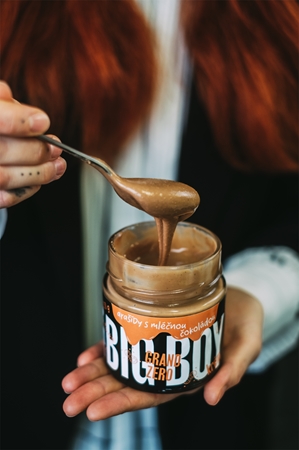 Big Boy Grand Zero Peanuts and Milk Chocolate orechová nátierka s čokoládou