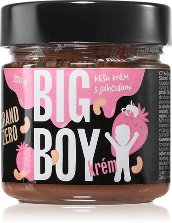 Big Boy Grand Zero Kešu krém s jahodami ořechová pomazánka bez cukru