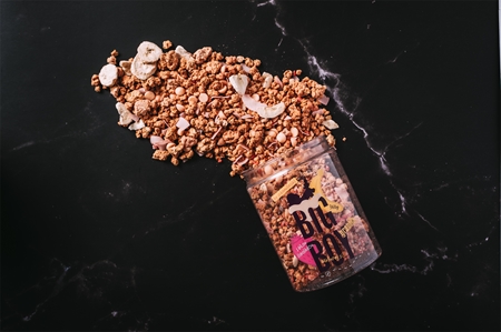 Big Boy Proteinová granola s bílou čokoládou by @kamilasikl granola s proteinem