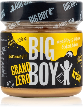 Big Boy Grand Zero Peanuts and White Chocolate orechová nátierka s čokoládou
