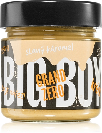 Big Boy Grand Zero Arašídy a slaný karamel ořechová pomazánka