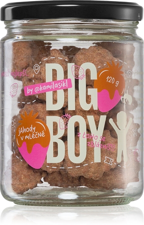 Big Boy Strawberries Covered in Milk Chocolate by @kamilasikl mrazom sušené ovocie v čokoláde
