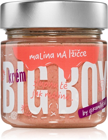 Big Boy Malina na lžičce by @kamilasikl ořechová pomazánka s malinami