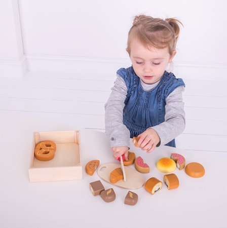 Bigjigs Toys Crate of Bread set di giocattoli