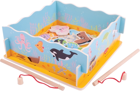 Bigjigs Toys Magnetic Fishing Game game for children