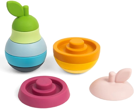 Bigjigs Toys Stacking Apple & Pear stackable cups