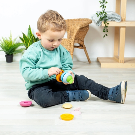 Bigjigs Toys Stacking Apple & Pear stackable cups