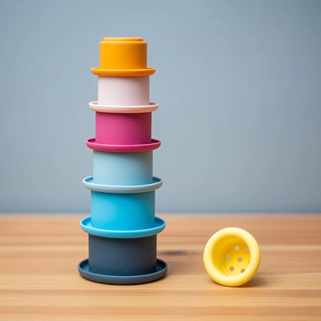 Bigjigs Toys Stacking Cups stohovací kelímky