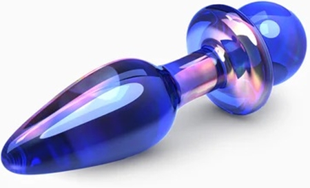 Biird Anii Glass Blue korek analny