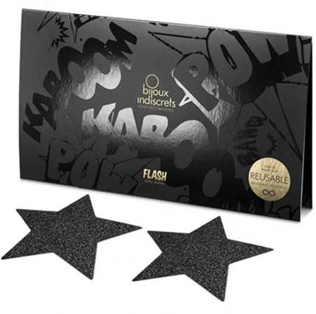 Bijoux Indiscrets Flash Heart cubrepezones adhesivos