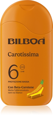 Bilboa Carotissima Crema opaľovacie mlieko s betakaroténom