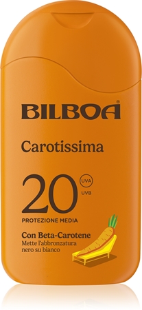 Bilboa Carotissima Crema opaľovacie mlieko s betakaroténom