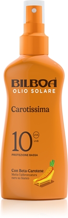 Bilboa Carotissima Olio huile solaire en spray au bêta-carotène