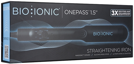 Bio Ionic OnePass 1.5” plancha de pelo
