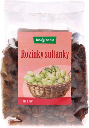 Bio Nebio Rozinky sultánky BIO sušené ovoce