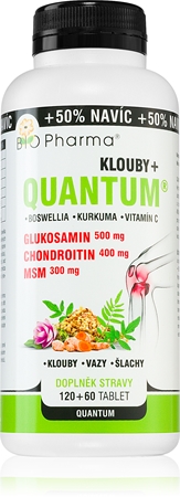 Bio Pharma Quantum Klouby+ tablety na svaly, klouby a vazy