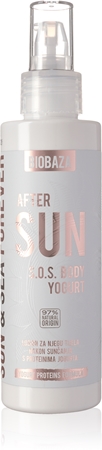 BIOBAZA After Sun S.O.S. Body Yogurt Flydende Forlænger bruningen