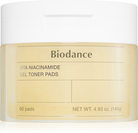Biodance Vita Niacinamide toner pads with brightening effect