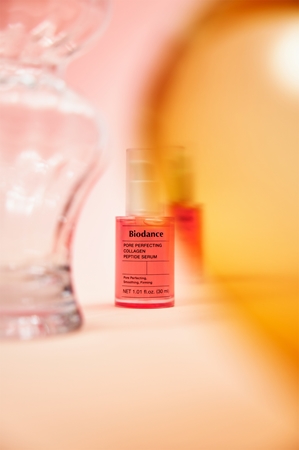 Biodance Pore Perfecting Collagen Peptide Serum Regenerating Moisturising Serum on enlarged pores and wrinkles