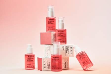 Biodance Pore Perfecting Collagen Peptide Serum Regenerating Moisturising Serum on enlarged pores and wrinkles