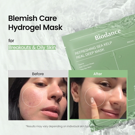 Biodance Refreshing Sea Kelp Real Deep Mask εντατική μάσκα υδρογέλης με εκχύλισμα από φύκια