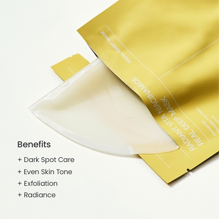 Biodance Radiant Vita Niacinamide Real Deep Mask masque illuminateur visage pour un teint unifié