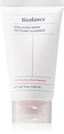 Biodance Collagen Mask To Foam Cleanser Deep-Cleansing Face Mask with collagen