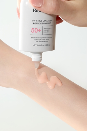 Biodance Invisible Collagen Peptide Sun Fluid Sun Lotion with collagen