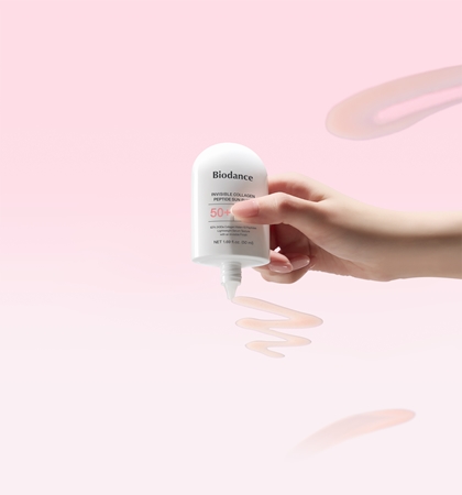 Biodance Invisible Collagen Peptide Sun Fluid Sun Lotion with collagen