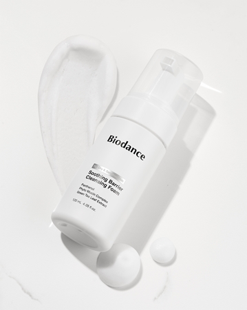 Biodance Soothing Barrier Cleansing Foam Foaming Face Wash with soothing effect