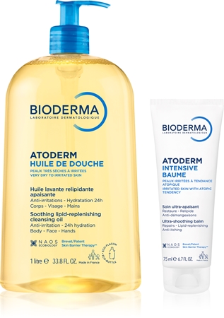 Bioderma Atoderm Dry Skin komplekts sausai un jutīgai ādai