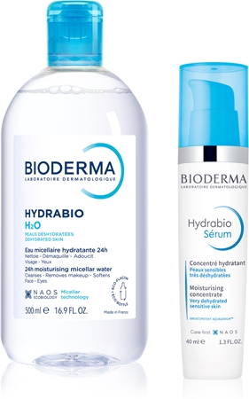 Bioderma Hydrabio Daily Hydration set para pieles deshidratadas