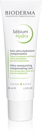 Bioderma Sébium Hydra crema idratante per pelli secche e irritate dal trattamento antiacne