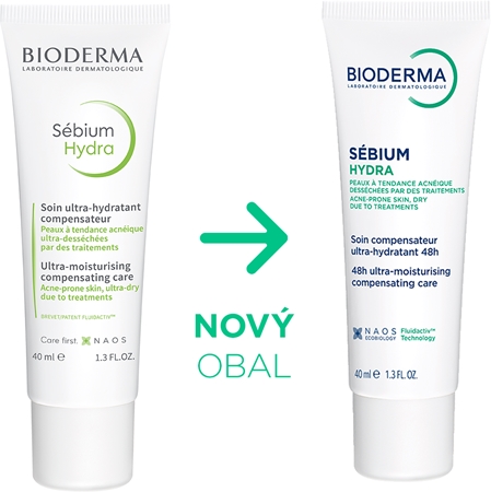 Bioderma Sébium Hydra hydratačný krém pre pleť vysušenú a podráždenú liečbou akné
