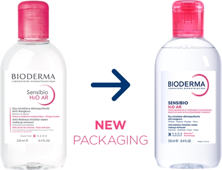 Bioderma Sensibio H2O AR Micellar Water for sensitive, redness-prone skin