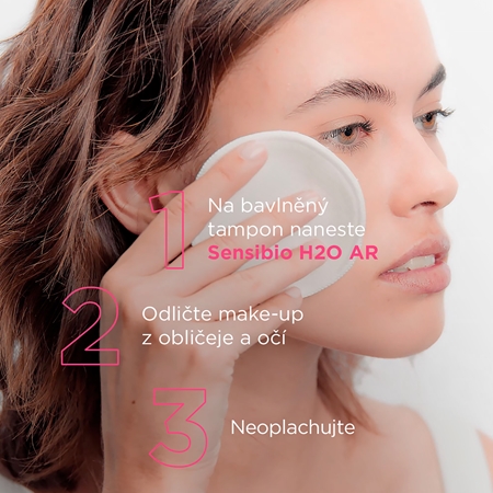 Bioderma Sensibio H2O AR micelární voda pro citlivou pleť se sklonem ke zčervenání