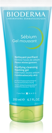 Bioderma Sébium Gel Moussant gel de limpeza para pele oleosa e mista